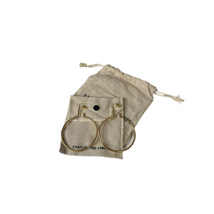 Women's Knature The Label Gold Tone Hoop Earrings One Size